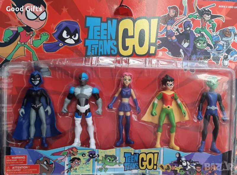 TEEN TITANS GO Фигурки играчки , 5бр в комплект, снимка 1