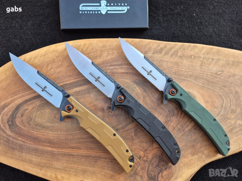 Сгъваем нож EXTREMA RATIO C247, flipper,D2,три цвята, снимка 1