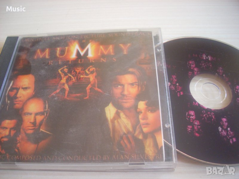 The Mummy returns (soundtrack) - матричен диск , снимка 1