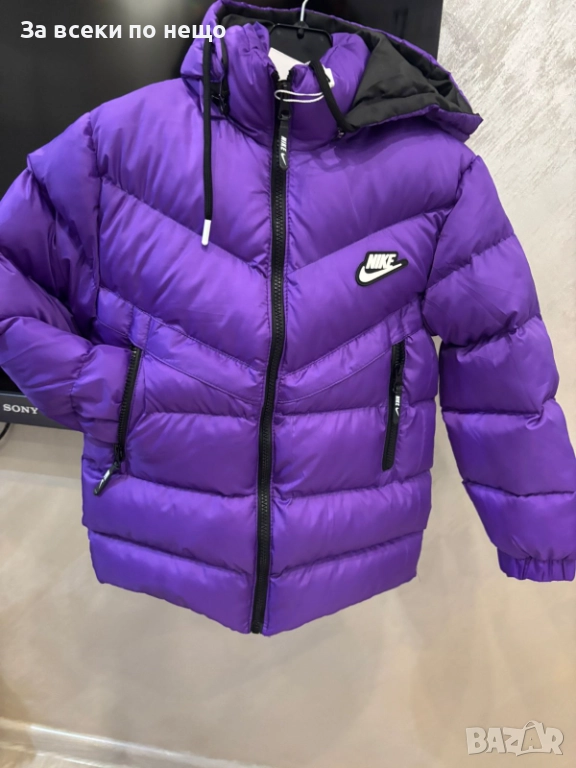 Nike Детско Лилаво Зимно Яке Найк Код Детски Находки6, снимка 1