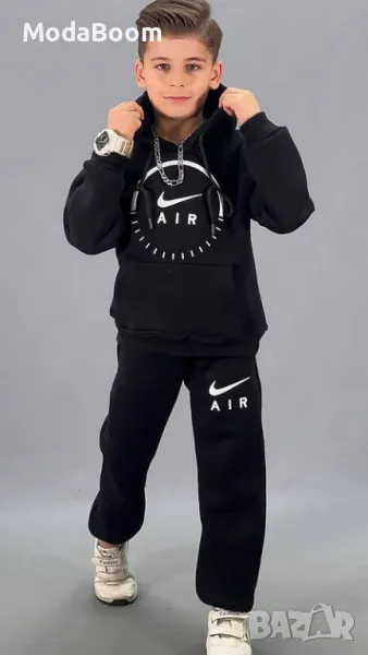 Nike Детски ватиран комплект в черно, снимка 1