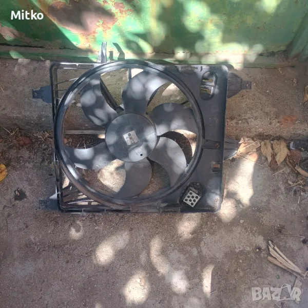 Вентилатор + Перка + Дифузьор + Реостат За Рено Клио 2 1.5ДЦИ 2003г / Renault Clio 2 1.5dci 2003y, снимка 1
