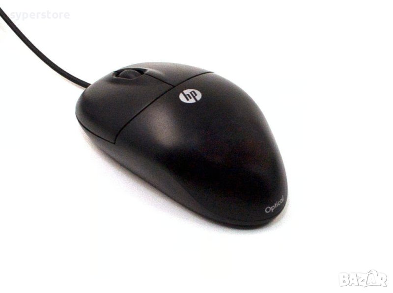 Мишка PS2 оптична HP SS000190 черна втора употреба, снимка 1