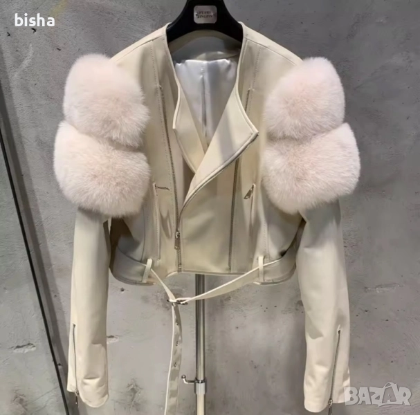 Кожено яке от естествена кожа, снимка 1