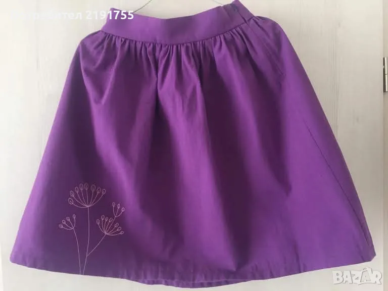 Нова пола без етикет с ръчно рисувана апликация, снимка 1