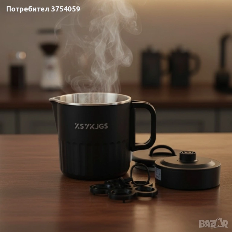 Преносим електрически чайник от неръждаема стомана, снимка 1