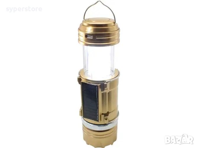 Лампа за къмпинг с батерия и соларна батерия за самозареждане Digital One SP00412 9699 голяма, снимка 1