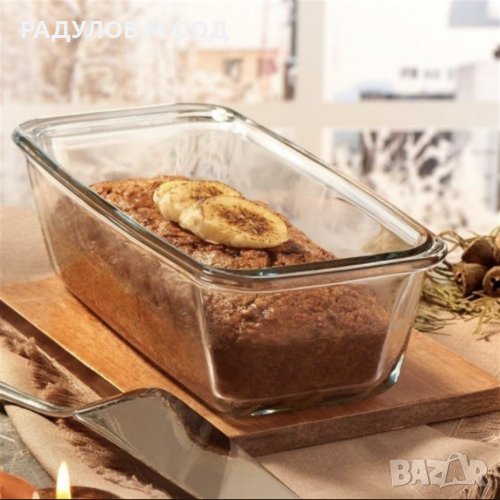 Огнеупорна форма за кекс Borcam, правоъгълна, снимка 1