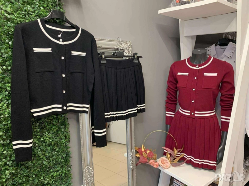 кокетен комплект от плетиво  , снимка 1