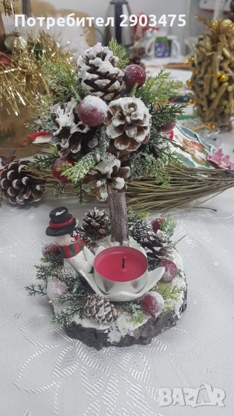 Свещник " МАЛЪК СНЕЖКО ", снимка 1