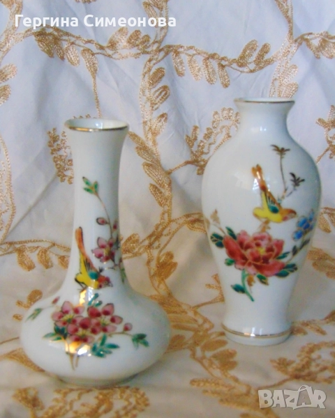 Две стари китайски вазички, снимка 1