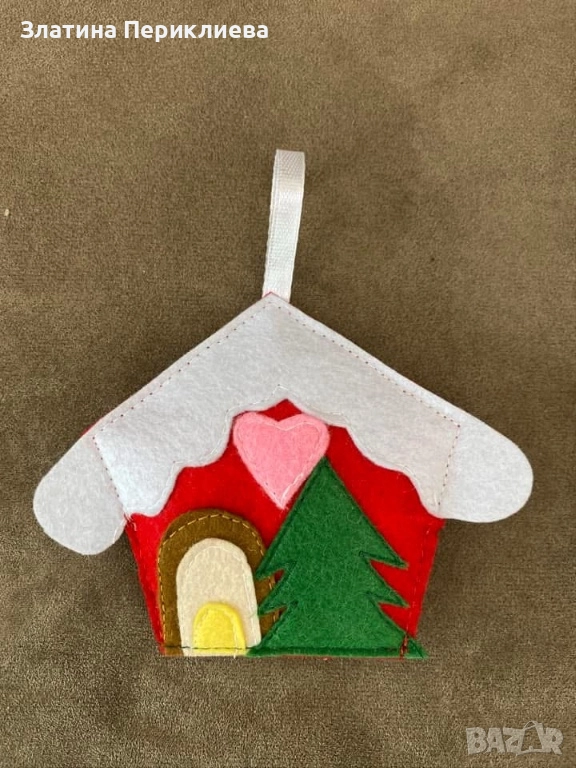 Коледни играчки от филц, снимка 1