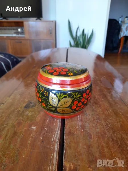 Стара дървена кутия #13, снимка 1