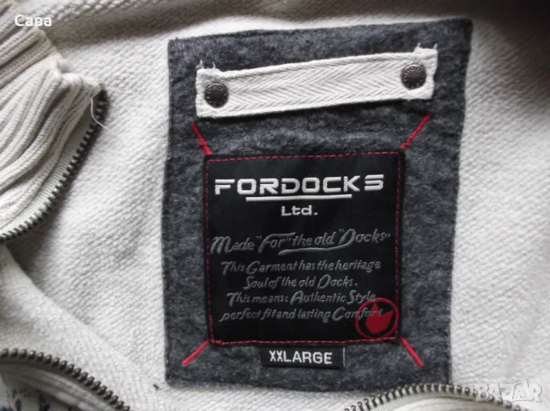 Ватирана блуза FORDOCKS  мъжка,2ХЛ, снимка 1