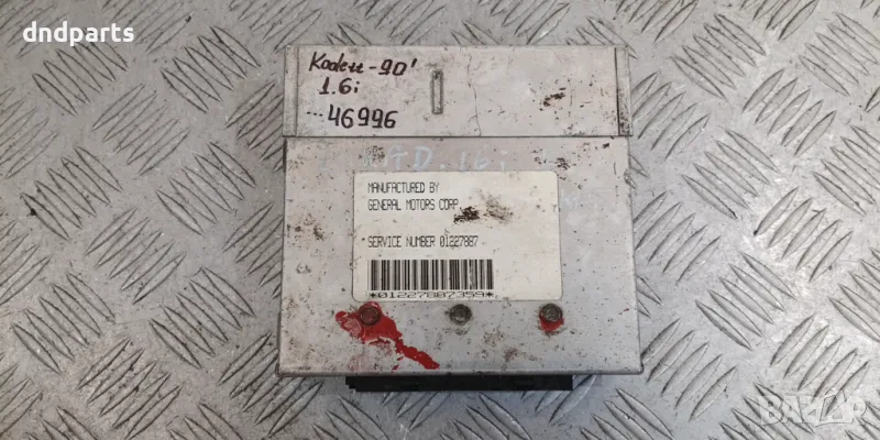 Компютър Opel Kadett 1.6i 1990г. 01227887, снимка 1