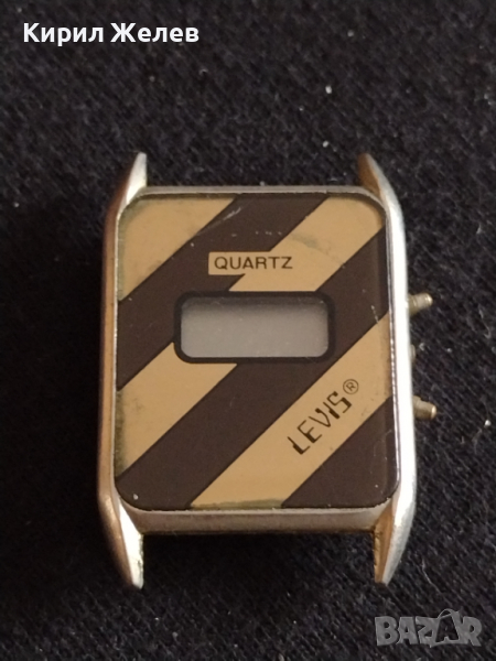 Ретро колекционерски модел електронен часовник от соца LEVI'S QUARTZ за колекция - 26888, снимка 1