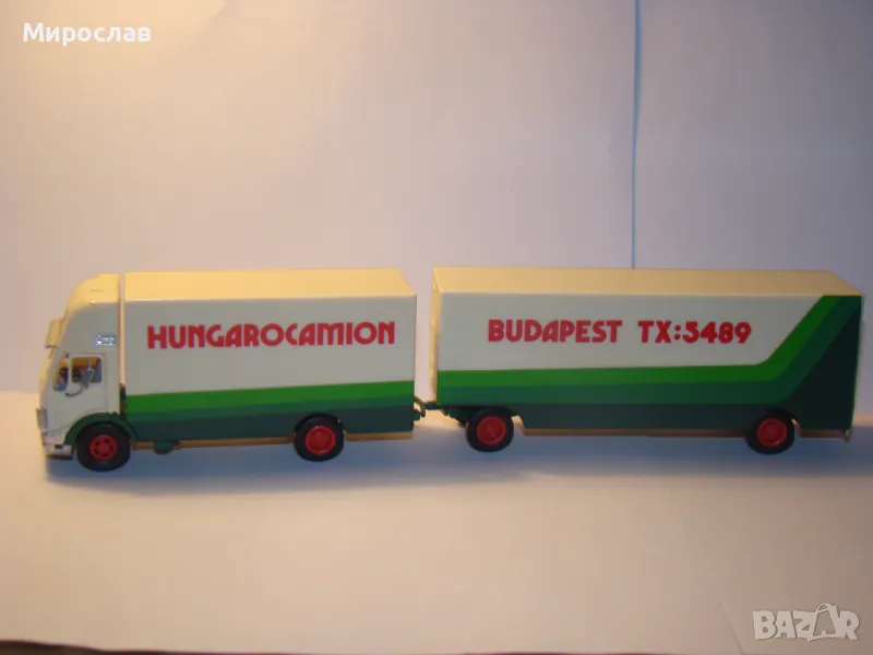 H0 1/87 HERPA MERCEDES BENZ МОДЕЛ ИГРАЧКА КАМИОН КОЛИЧКА, снимка 1