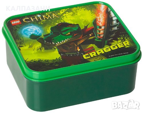 LEGO lunch box Legends of Chima green кутия за обяд 000653, снимка 1