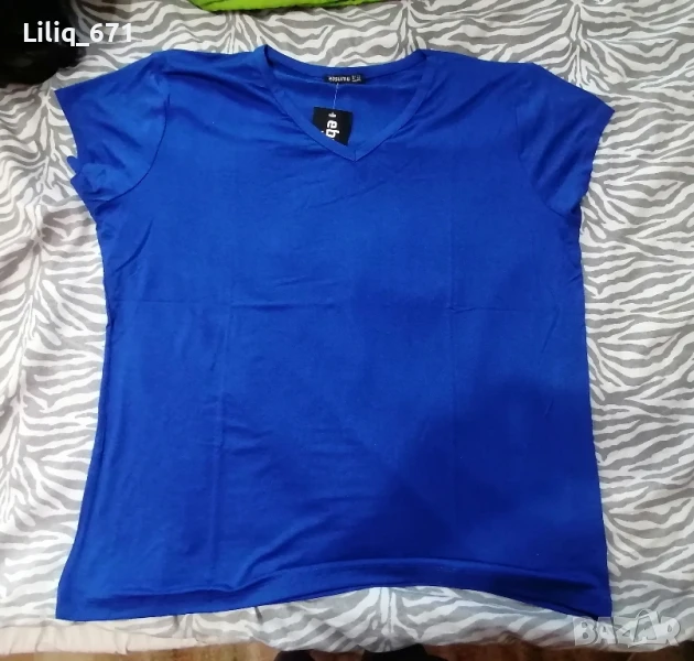 турско син цвят тениска , снимка 1