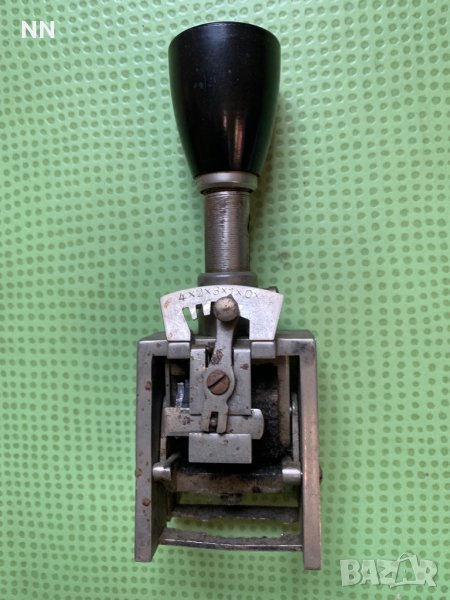 Стар немски ГДР печат номератор, снимка 1