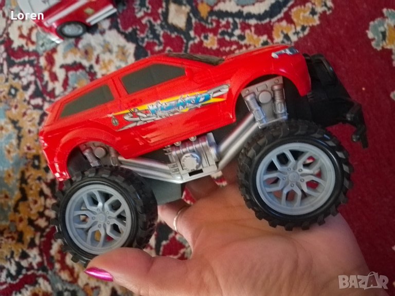 Детска играчка червена кола джет, снимка 1