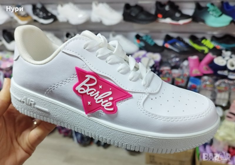 Бели дамски кецове, барби, снимка 1