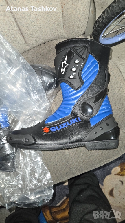 Мото ботуши 45 Suzuki Alpinestars, снимка 1