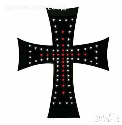 Светещ ЛЕД LED диоден кръст ЧЕРВЕНО-БЯЛО 24V , LK81V24R , снимка 1