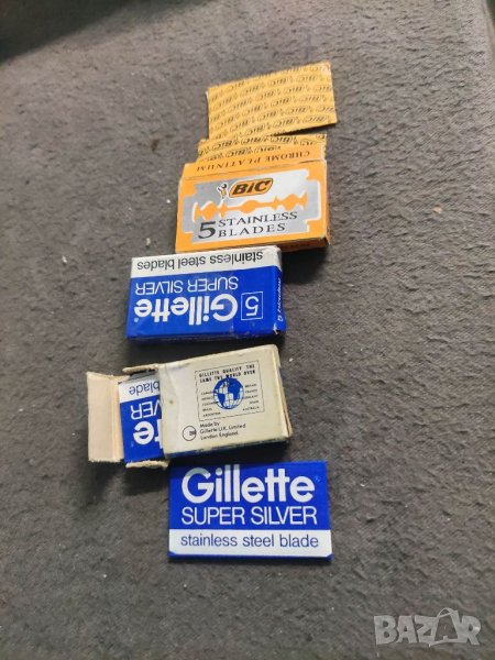 Продавам стари бръснарски ножчета Gillette Super Silver , снимка 1
