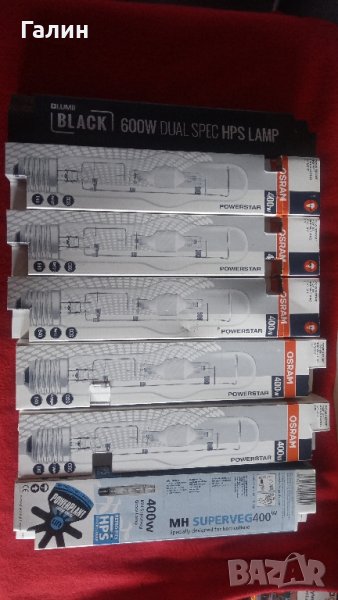 Металхалогенни лампи 400W OSRAM, снимка 1