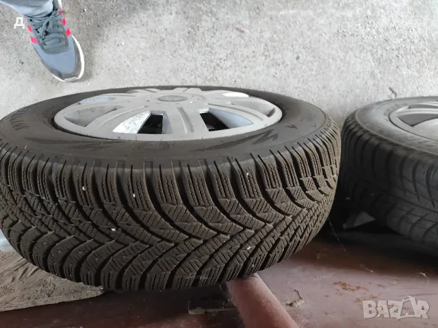 Метални джанти със зимни гуми и тасове 5x112. ,6Jx15H2, Et47 VW,AUDI, SKODA, снимка 7 - Гуми и джанти - 47478950