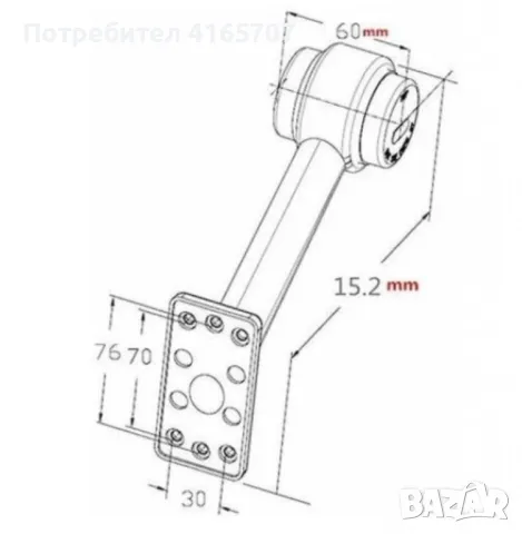 LED габаритни светлини 12V- водоустойчиви,15см,за камион и ремарке, снимка 1 - Други стоки за дома - 49081909