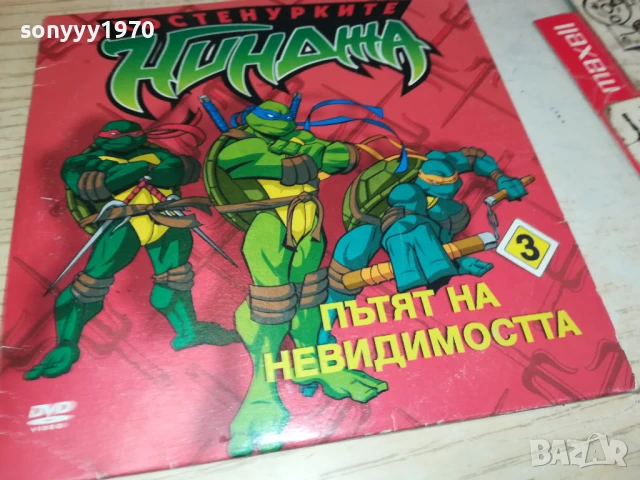 костенурките нинджа двд 1306251358, снимка 9 - DVD филми - 50654196