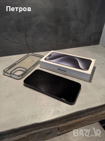КАТО ЧИСТО НОВ Iphone 15 Pro Max 256 GB Black Titanium, снимка 6 - Apple iPhone - 54125139