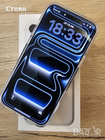 iPhone 17 Pro Max 256GB Сребърен Като нов 3 години гаранция към Yettel, снимка 3 - Apple iPhone - 55957739