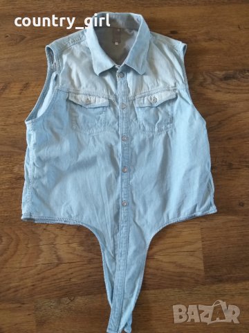 g-star tailor s/less shirt wmn - страхотна дамска риза, снимка 2 - Ризи - 29658766