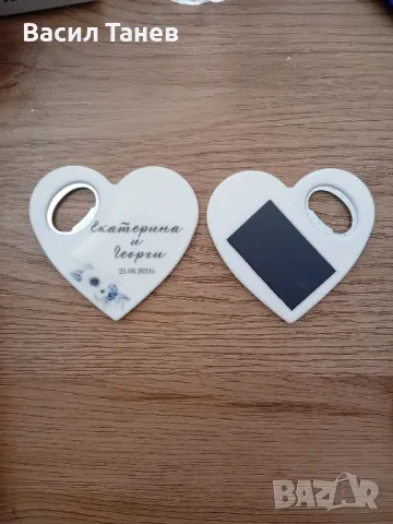 Подаръци за гости за сватба магнитни отварачки , снимка 5 - Подаръци за жени - 49271085