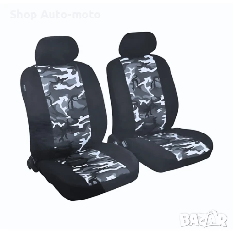 Тапицерия за автомобил Automat, 6 - 10 части, Зелен или Сив камуфлаж, снимка 4 - Аксесоари и консумативи - 50674052