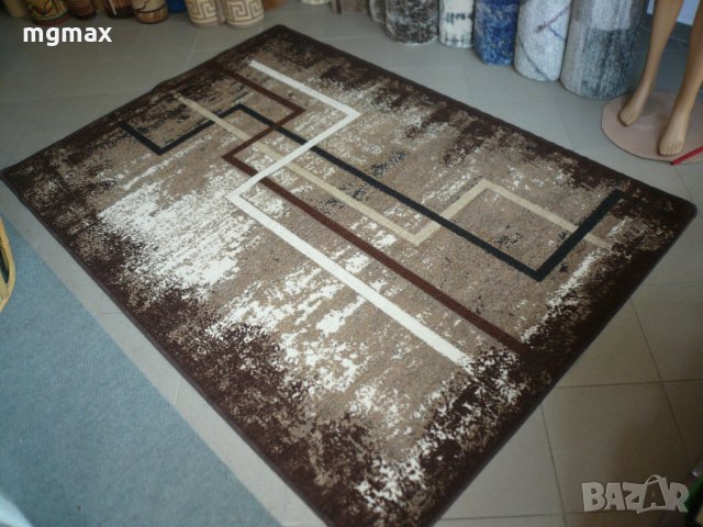 Мокетени килими и пътеки модел 109 кафяв, снимка 5 - Килими - 29624044