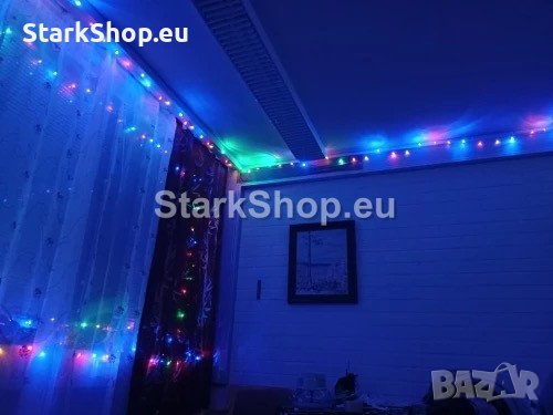 LED Декоративни коледни лампички – 140бр, снимка 3 - Лед осветление - 39197846