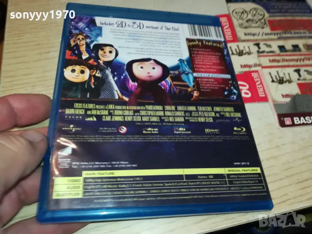 CORALINE BLU-RAY DISC 0105250812, снимка 4 - Blu-Ray филми - 50104387