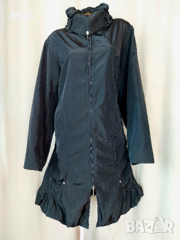 D&J 50 Черна дамска шуба за едра дама 