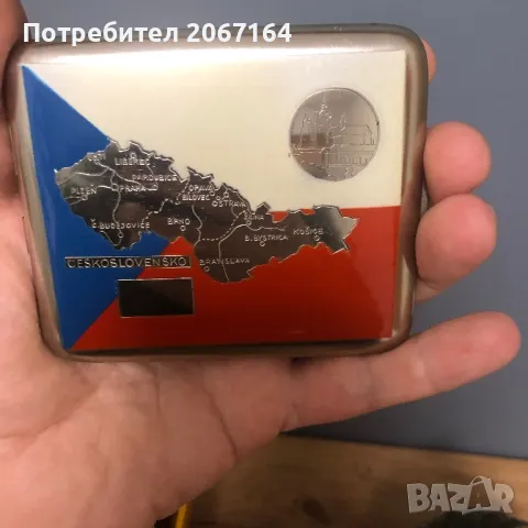Стара табакера Чехословакия , снимка 2 - Антикварни и старинни предмети - 48655577