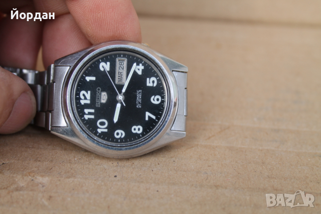 Мъжки часовник ''Seiko 5" автоматик, снимка 8 - Мъжки - 44638995