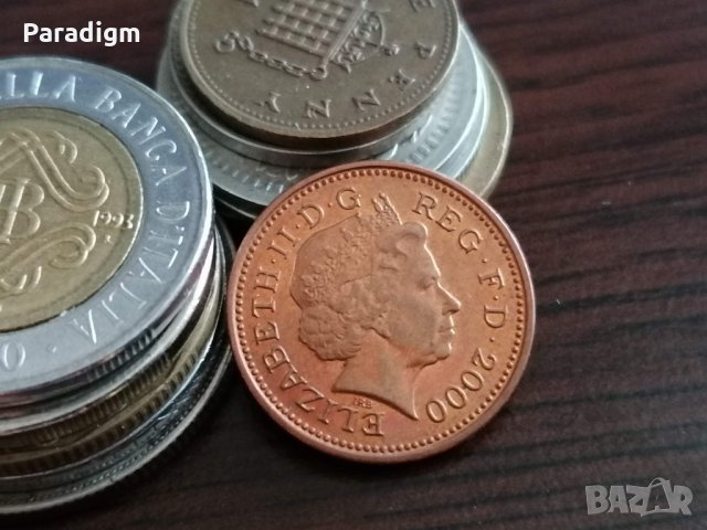 Монета - Великобритания - 1 пени | 2000г., снимка 2 - Нумизматика и бонистика - 35204928
