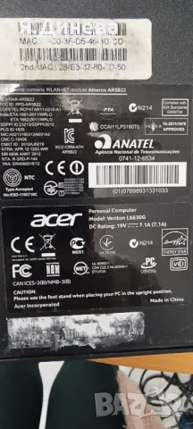 Малък настолен компютър Acer Veriton за части , снимка 5 - Други - 49454021