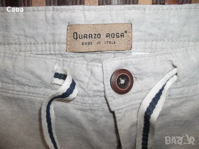 Ленени панталони QURRZO ROSA, C.MATTEO  мъжки,ХЛ, снимка 2 - Панталони - 55972313