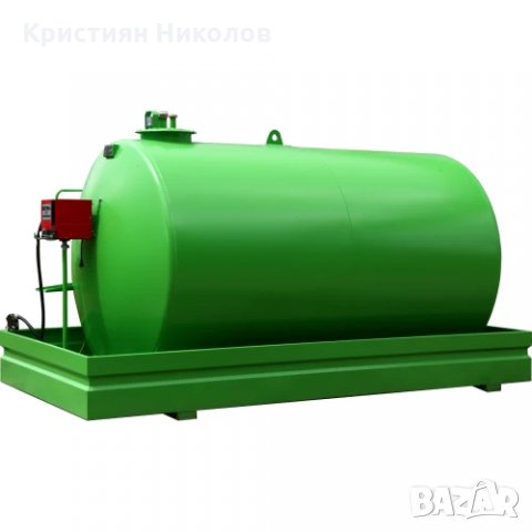 Надземен дизелов резервоар с колонка - 9500L