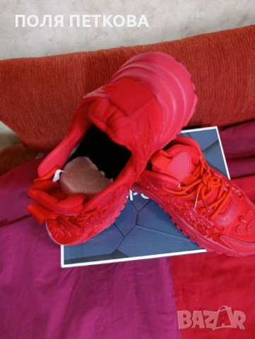 Червени маратонки, снимка 6 - Маратонки - 54095541