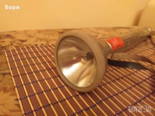 Стар фенер с батерии /1, снимка 3 - Други ценни предмети - 30130933